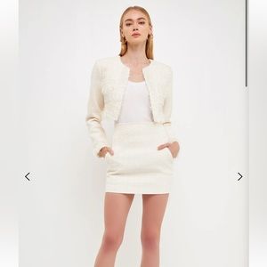 Endless Rose Tweed Two Piece Set